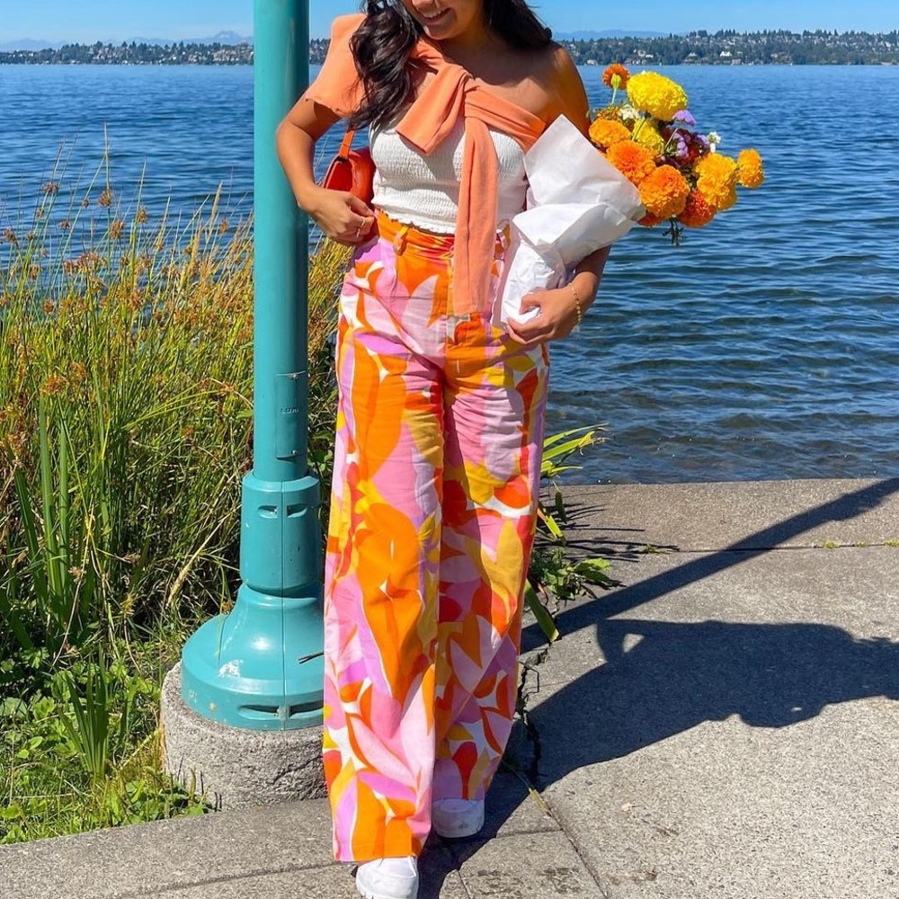 Orange Pants
